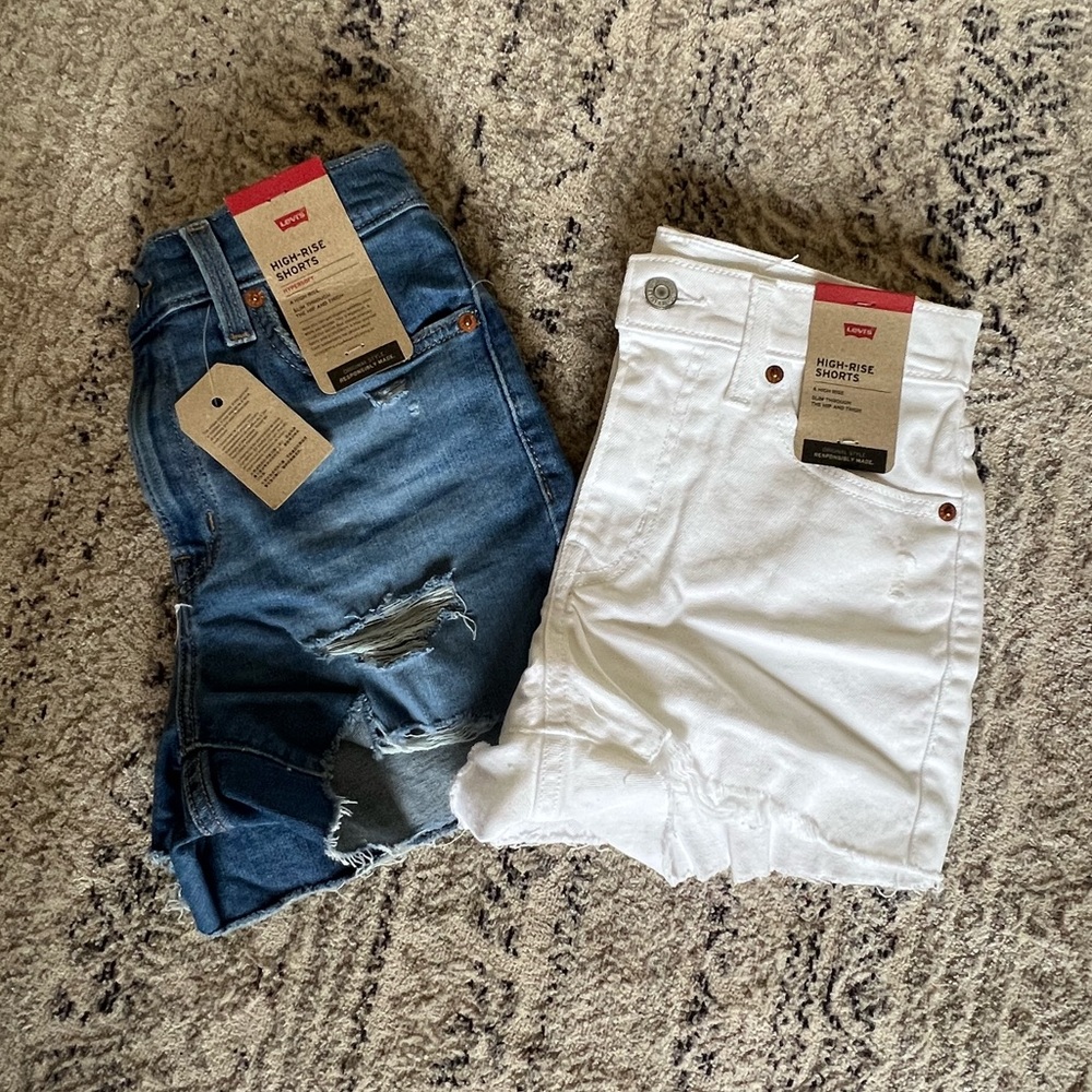 2 PACK! NWT! Levi's Women's 501 Original Shorts